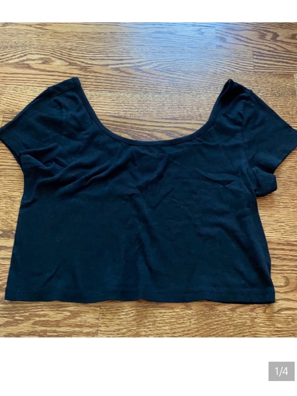 Black Crop Top